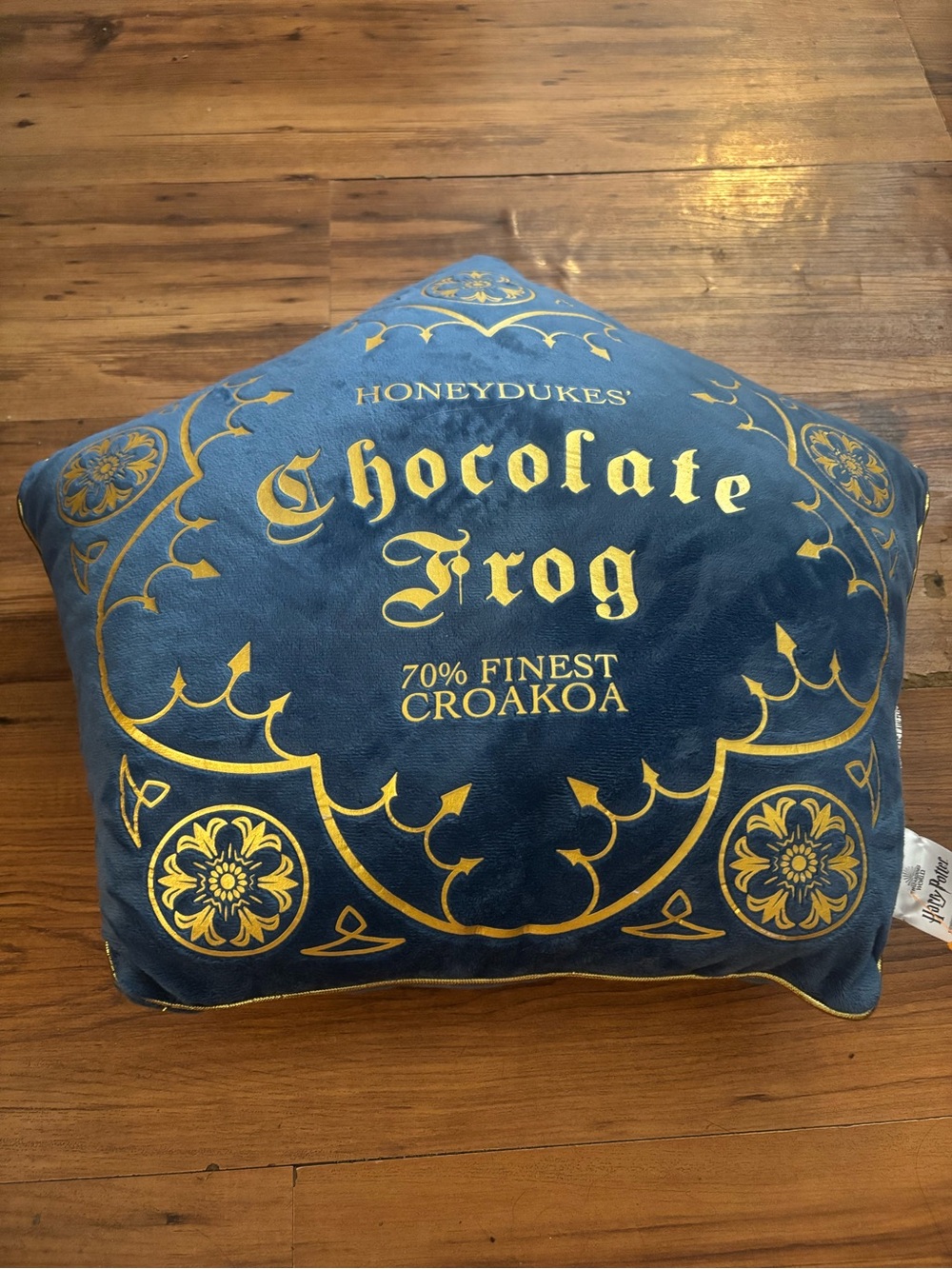 Honeydukes chocolate frog pillow
